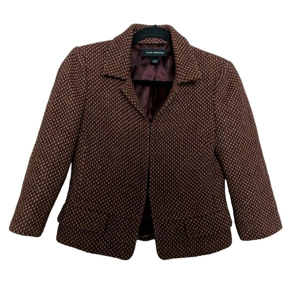 Club Monaco Wool Blend Blazer/Jacket - Sz 4 - EUC - Picture 1 of 8
